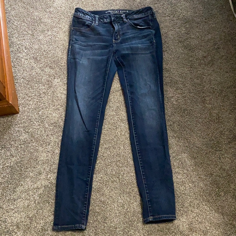 AE super stretch, super low rise jegging - 12 long